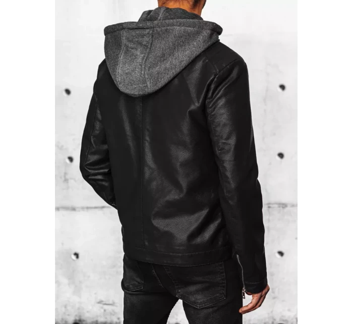 Pánská kožená bunda černá Dstreet model 21968068 - FashionStreet