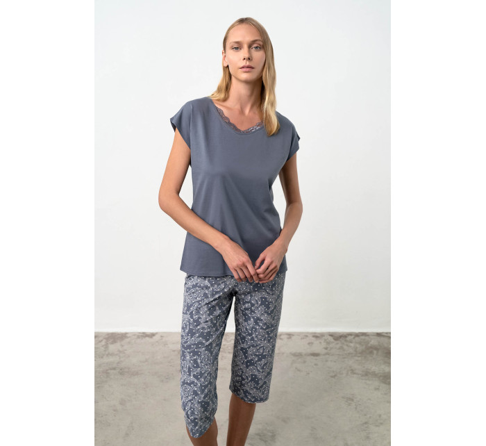 Dvoudílné dámské pyžamo – Perla model 18572545 - Vamp