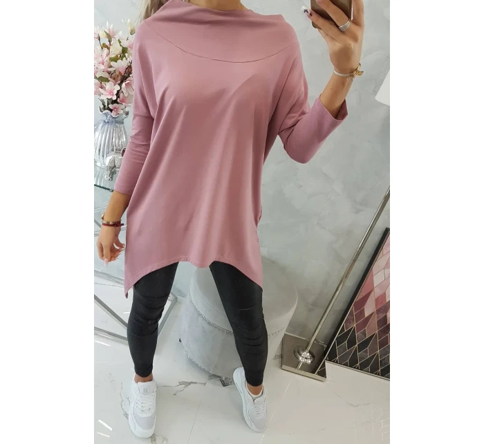 Mikina s potiskem kola tmavě růžová Mikina s potiskem kola tmavě růžová