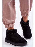 Dámské semišové nízké boty do sněhu Černe model 21601975 - Boto Dámské semišové nízké boty do sněhu Černe model 21601975 - Boto