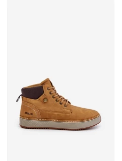 Pánské Šněrovací Boty Big Star model 21676141 HiPoly System Camel - Big Star Shoes