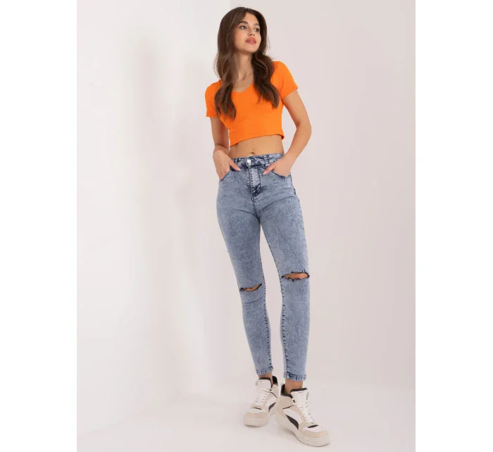 Spodnie jeans NM SP H32.12X niebieski