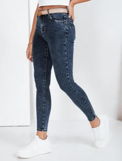 Dámske push up džínsy tmavomodré FashionStreet UY2785