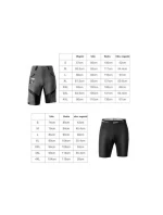 Pánske cyklistické šortky Rockbros 2v1 XL