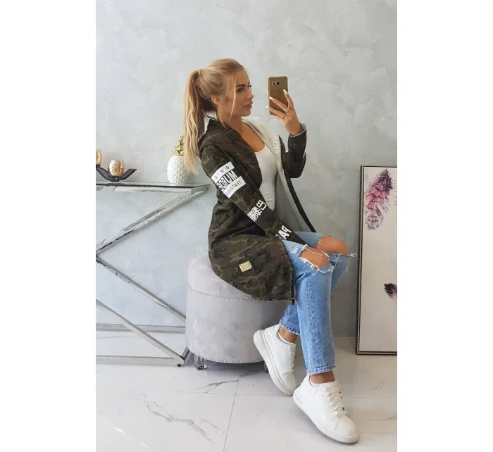Bunda s nápisem model 18742181 - K-Fashion