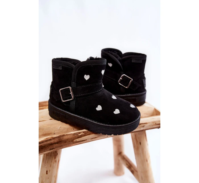 dětské sněhule Big Star model 21599111 Černé - Big Star Shoes