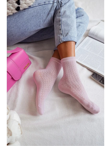 Dámské Ponožky S model 21690167 Růžové - Milena