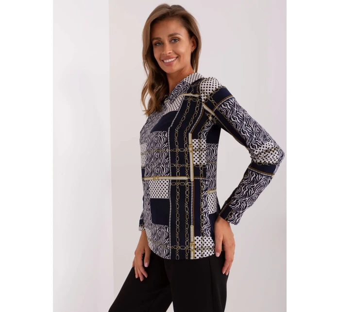 Koszula LK KS model 18848079 granatowy - FPrice Koszula LK KS model 18848079 granatowy - FPrice