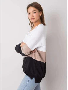 Mikina RV BL 5972.07 čierna a béžová