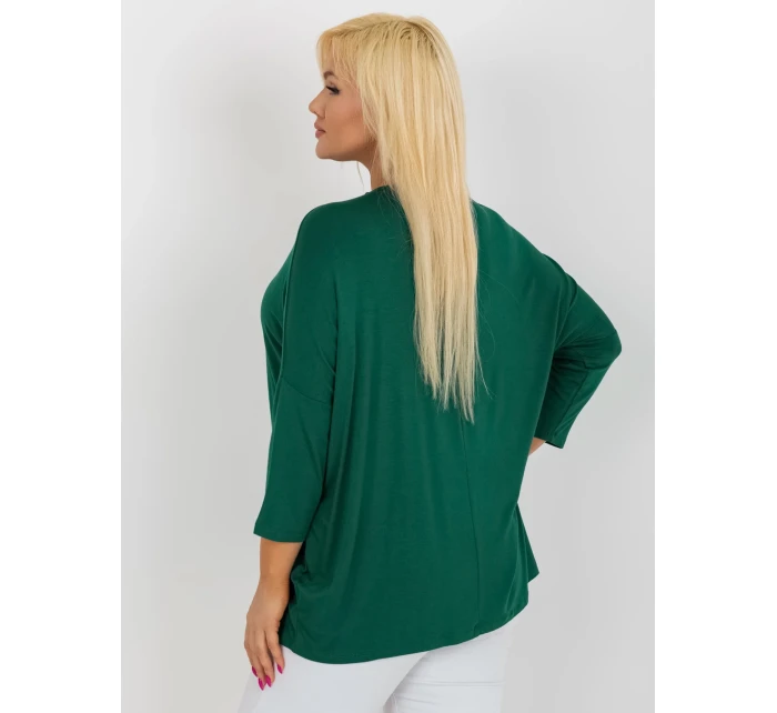 Blúzka RV BZ 3770.92 tmavo zelená