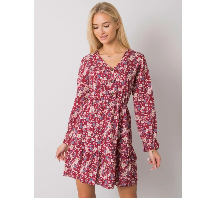 Šaty TW SK BI model 16216040 bordó - FPrice Šaty TW SK BI model 16216040 bordó - FPrice