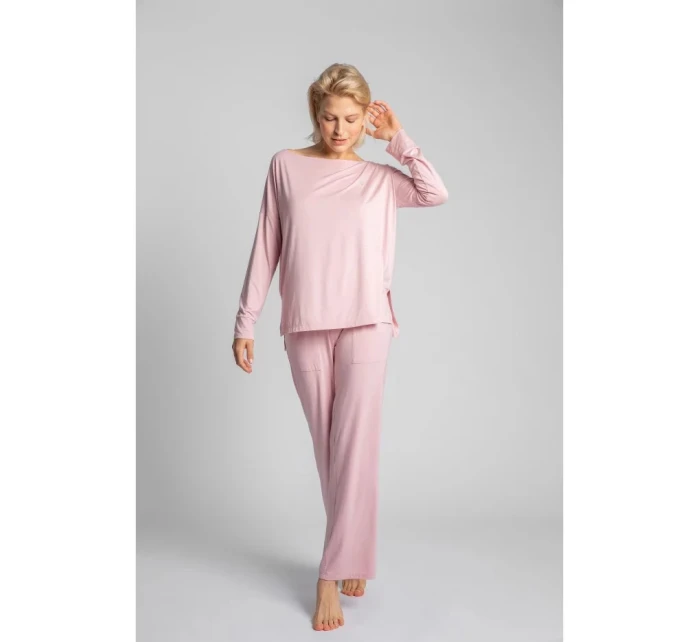 Viskózový vrchný diel setu LA029 cappuccino - Lalupa