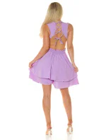 Dámsky sexy overal KOV26245 Light lilac purple - Koucla