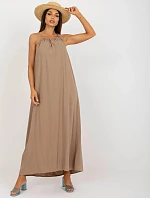 Dámske šaty 203D.38P béžové - FPrice