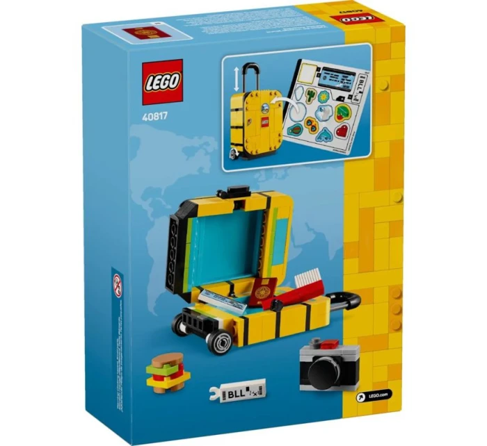 LEGO 40817 Žltý cestovný kufrík