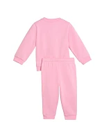 Puma Minicats ESS Crew Detské tepláky ružové 686280 70