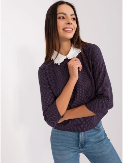 Blúzka LK BZ 506477.70P tmavomodrá