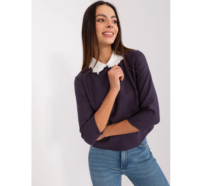 Blúzka LK BZ 506477.70P tmavomodrá Blúzka LK BZ 506477.70P tmavomodrá