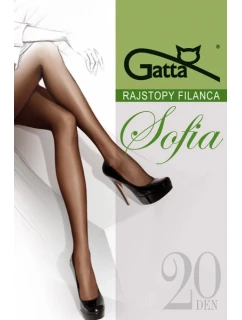 Dámske hnedé pančuchy Sofia - GATTA