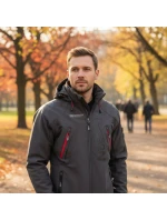 Geographical Norway Techno DB MEN 056 WU1060H/GN-DARK GREY softshellová bunda Geographical Norway Techno DB MEN 056 WU1060H/GN-DARK GREY softshellová bunda