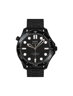 Černý silikonový řemínek + černý náramek model 21805557 - VELTORI