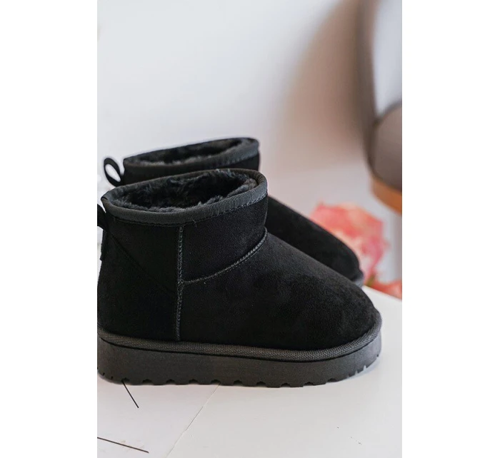 Dětské zimní boty černé model 21639780 - Boto Dětské zimní boty černé model 21639780 - Boto