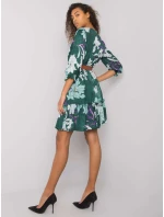 Šaty LC SK 22K model 17452350 tmavě zelená - FPrice Šaty LC SK 22K model 17452350 tmavě zelená - FPrice