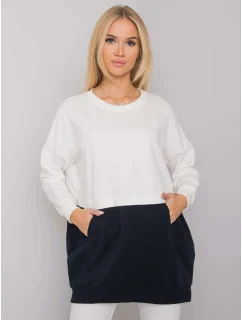 Blúzka RV BL 7197.89P tmavo modrá a biela