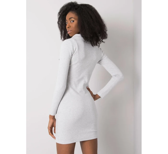 Šaty RV SK 7435.38 svetlo šedá