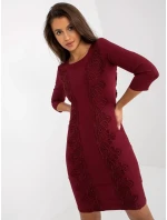 Dámske šaty LK SK 506559.47 burgundy - FPrice