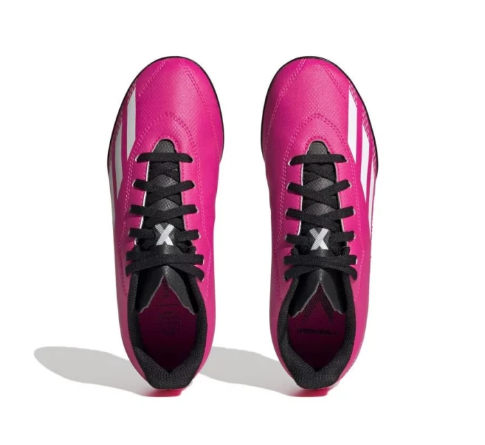 Detská športová obuv Futbalová obuv X Speedportal.4 TF Jr GZ2446 Neon Pink - Adidas