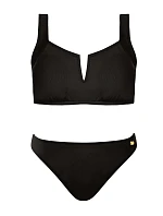 Dámske dvojdielne plavky S1011PM4 Panama 4 Black - Self
