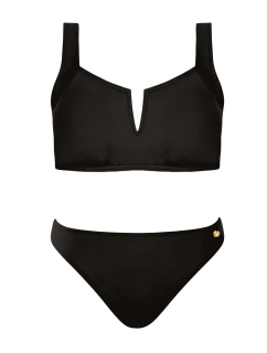 Dámské dvoudílné plavky model 21207527 Panama 4 černé - Self