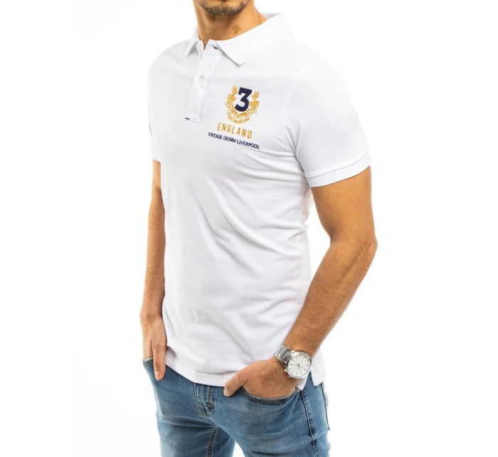 Pánské bílé polo tričko Dstreet model 21963093 - FashionStreet