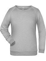 Daiber JN 793 Dámska mikina s raglánovými rukávmi 02.0793 šedá melírovaná Daiber JN 793 Dámska mikina s raglánovými rukávmi 02.0793 šedá melírovaná