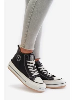 Zateplené Dámské Tenisky Na Platformě Eko Kůže Big Star model 21669602 Černé - Big Star Shoes