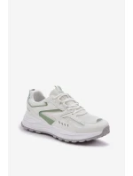 Buty Sportowe Damskie Big Star NN274A095 HI-POLY SYSTEM Biało-Zielone Buty Sportowe Damskie Big Star NN274A095 HI-POLY SYSTEM Biało-Zielone