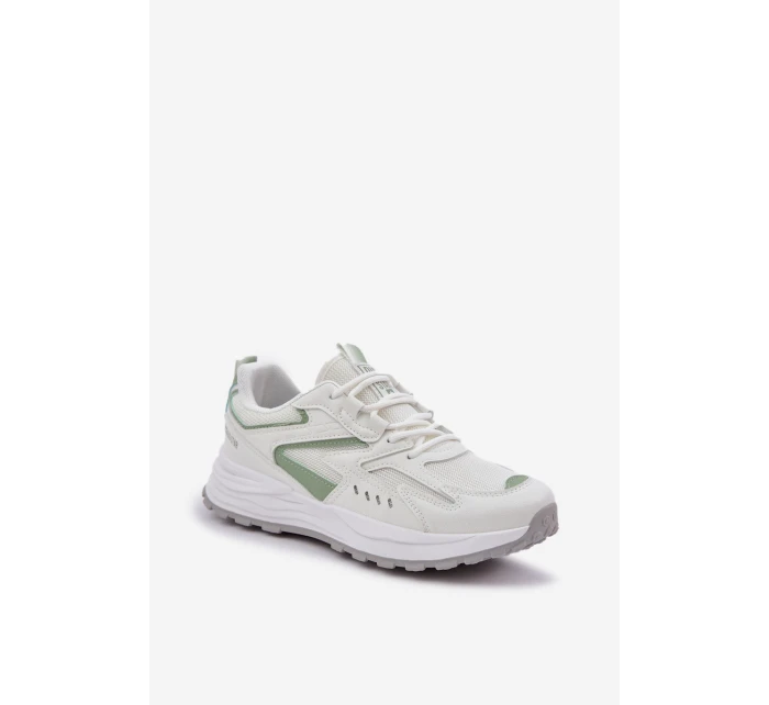 Buty Sportowe Damskie Big Star NN274A095 HI-POLY SYSTEM Biało-Zielone Buty Sportowe Damskie Big Star NN274A095 HI-POLY SYSTEM Biało-Zielone