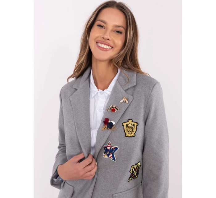 Marynarka DHJ MA model 21798070 czarny - FPrice Marynarka DHJ MA model 21798070 czarny - FPrice