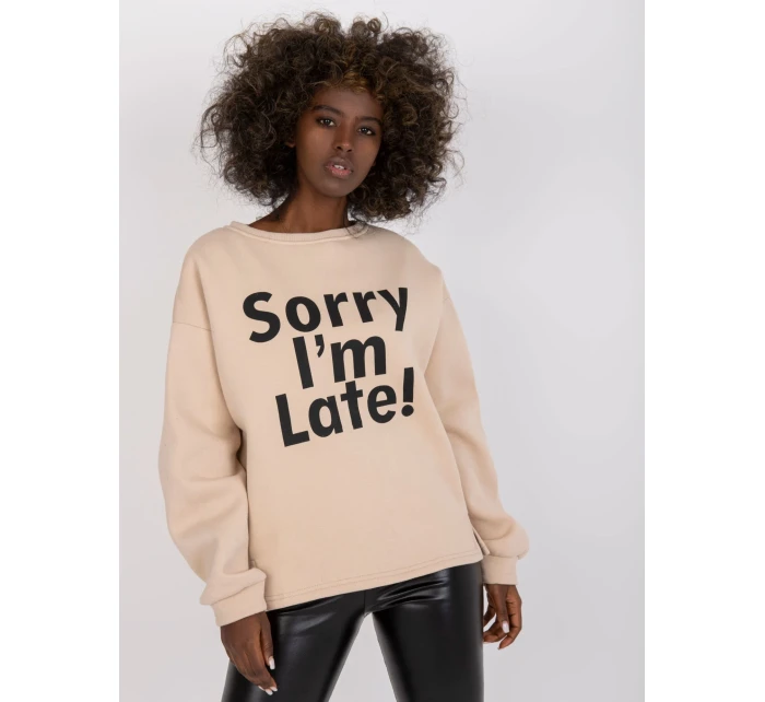 Mikina EM BL model 17228682 béžová - FPrice Mikina EM BL model 17228682 béžová - FPrice