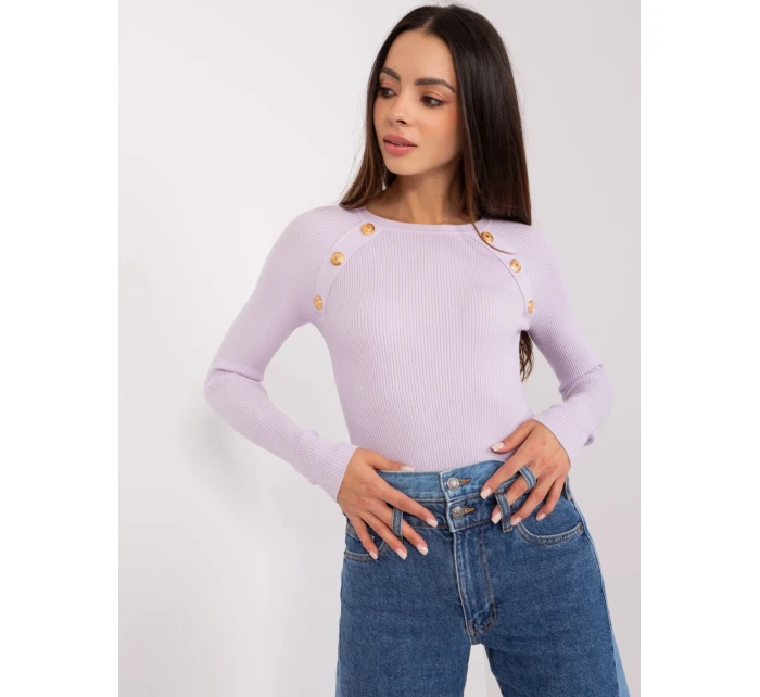 Sweter PM SW model 18909366 jasny fioletowy - FPrice