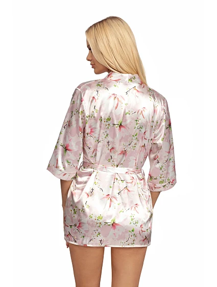 Dámský župan model 17593152 03 Růžové negližé - Donna Dámský župan model 17593152 03 Růžové negližé - Donna
