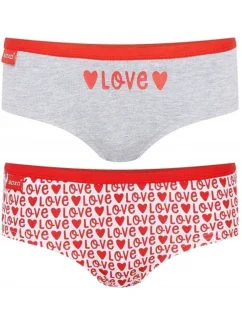 Dámske valentínske nohavičky - 2 pack