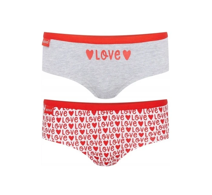 Dámske valentínske nohavičky - 2 pack