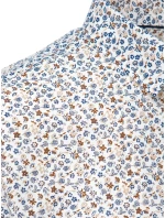 Pánska biela košeľa FashionStreet DX2413 Pánska biela košeľa FashionStreet DX2413