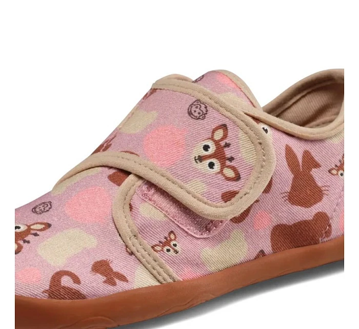 Affenzahn barefoot topánky Slipper Cotton Movy deer (01398-40141)