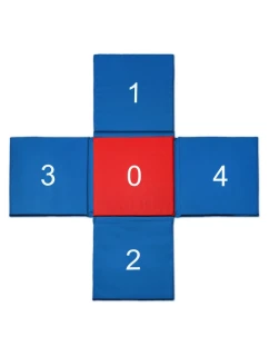 CROSS podložka 150x150x2 cm skladacia SMJ sport MC-02