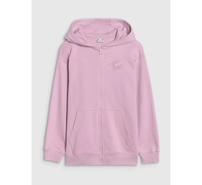 Dívčí mikina s kapucí model 21435764 - 4F