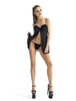 Roxie  & thong kolor:czarny model 21780586 - Roxie Luve