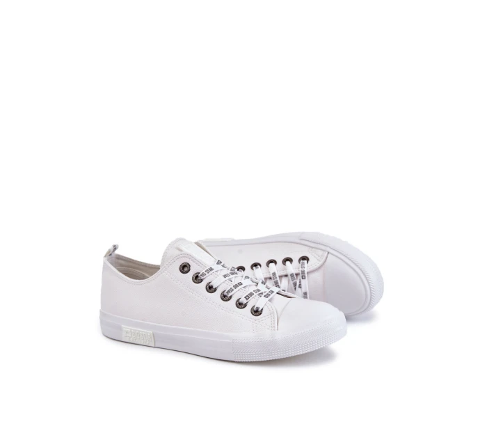 Męskie Skórzane Trampki Big Star KK174052 Białe